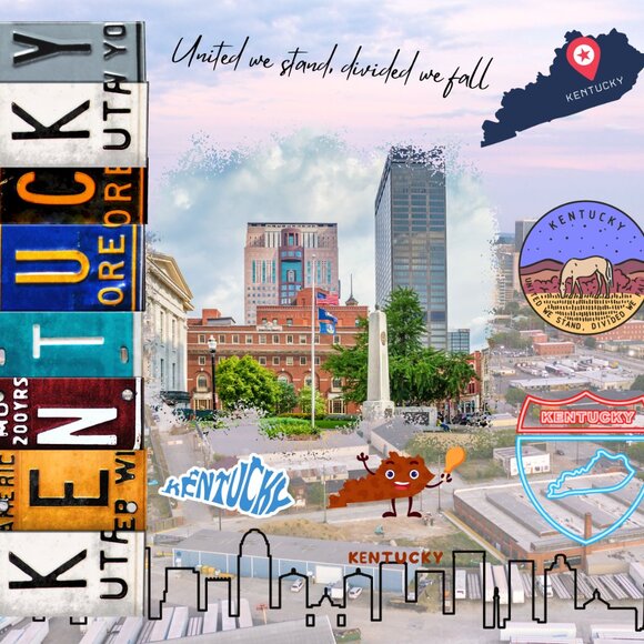 Kentucky Tumbler, Kentucky State Tumbler, Kentucky Travel Mug, Kentucky Souvenir - Picture 2 of 7